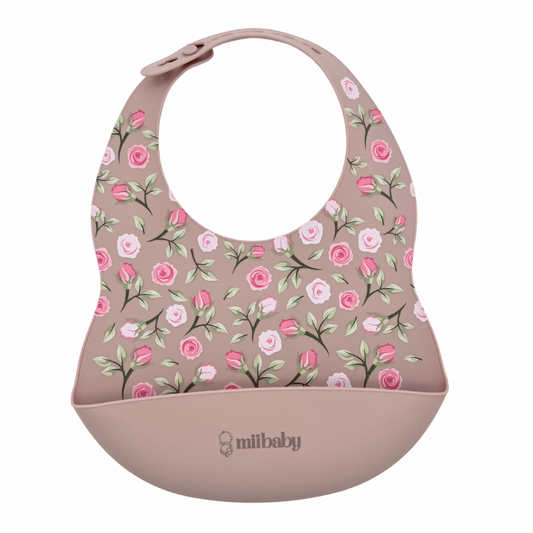 Roses Silicone Catch it All Bib